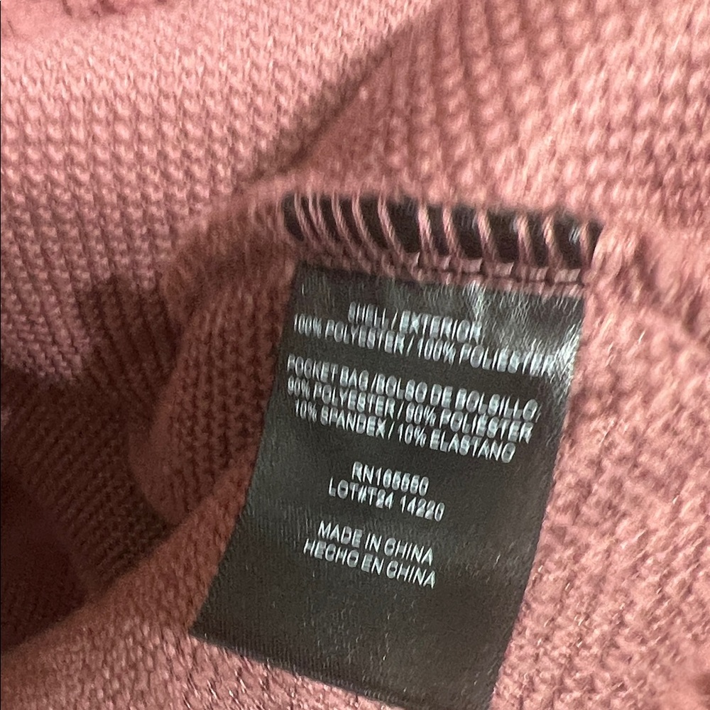 32 Degrees Heat Women's Pink Sherpa Jacket Sweater Button Down size Medium/Large - Picture 8 of 9